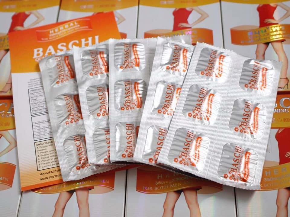 Viên uống giảm cân là sản phẩm của thương hiệu nổi tiếng đã có hơn 10 năm tuổi Baschi, xuất xứ từ Thái Lan