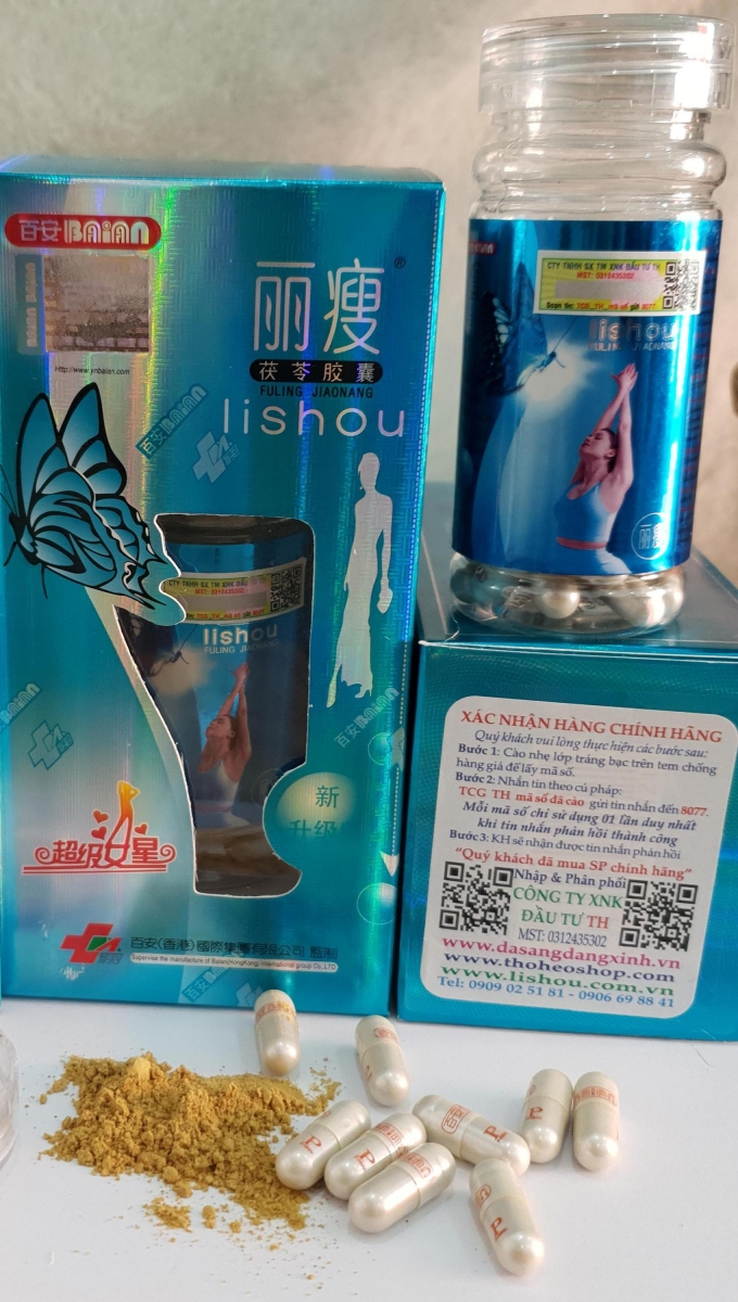 Lishou xanh Thái Lan được sản xuất từ thương hiệu của tập đoàn Baian Hong Kong, đến từ Thái Lan